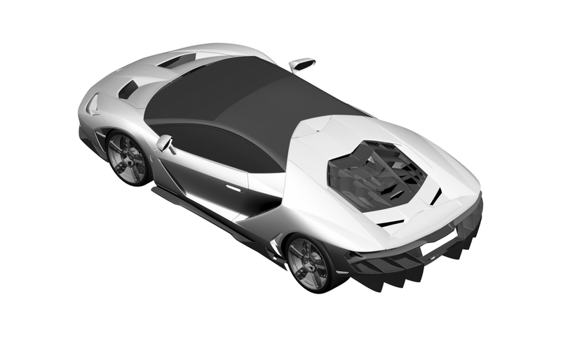 Illustration for article titled Do These Horrible Patent Images Show The Million Dollar Lamborghini Centenario?